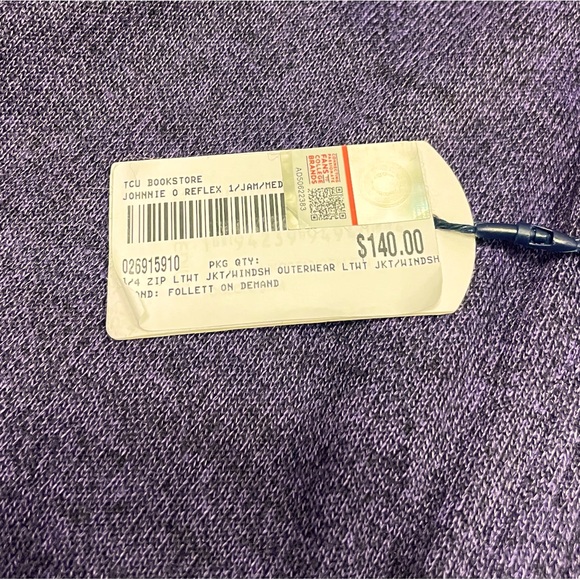 Johnnie-O TCU Reflex Fleece 1/4 Zip - Picture 4 of 5